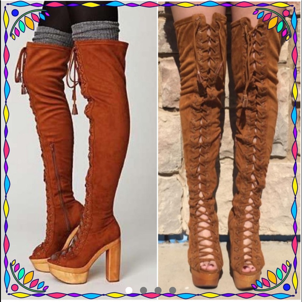 Jeffrey campbell Devandra Platform bohemian boots